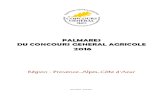 Agri ColeConcours Général Agricole 2016 : le palmarès en Paca