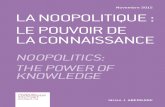 Idriss J. Aberkane : La noopolitique : le pouvoir de la connaissance