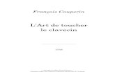 François Couperin - L'Art de toucher le clavecin