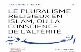 Éric Geoffroy : Le pluralisme religieux en islam, ou la conscience de l'altérité