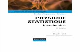 Livre : physique statistique