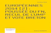 Jérôme Fourquet : Européennes 2014 (2) : poussée du FN, recul de l'UMP et vote breton