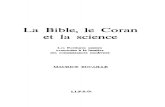 La Bible Le Coran Et La Scince