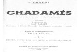 Ghadamès -II- Glossaire (Parler Des Ayt Waziten) - Jacques Lanfry (Pages 1-223)