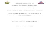 Methodes Mathematiques Pour Ingenieur