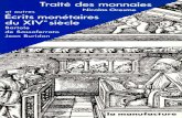 Traité Des Monnaies Et Autres Écrits Monétaires Du XIVe Siècle