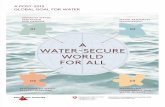 La Suisse s'engage pour un objectif spécifique pour l'eau dans l'agenda du développement durable mondial / Journée mondiale de l'eau du 22 mars