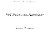 217 Enigmes Créatives