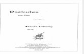 Debussy Claude - Préludes [2er Livre]