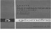 Cagnac-Ramis-Commeau: Traité de mathématiques spéciales,  tome3 , Géométrie