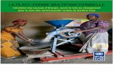LA PLATE-FORME MULTIFONCTIONNELLE:    Introduire des sources d’énergie,  ouvrir la voie au changement  pour le bien des communautés rurales  du Burkina Faso