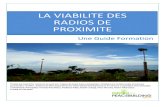 LA VIABILITE DES RADIOS DE PROXIMITE - Une Guide Formation (Radio for Peacebuilding Africa, SFCG – 2010)