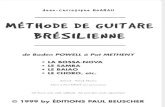 Jean-Christophe Hoarau - Méthode de Guitare brésilienne