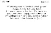 PALISSY Bernard (Maistre): La Recepte veritable par laquelle tous les hommes de la France pourront apprendre à multiplier leur thrésor 1563