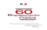60 engagements pour la France de François Hollande