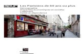 Paris Les Parisiens de 60 Ans Ou Plus