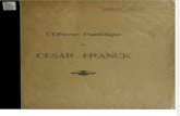 Cortot l'Oeuvre Pianistique de Cesar Franck