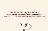 Milindapañha: les questions de Milinda (III)