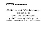 Marquis de Sade -Aline Et Valcour Tome 2. Le Roman Philosophique