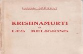 Krishnamurti et les religions, par Ludowic Réhault