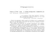 Esprit 7 - 5 - Basalque, Jacques - Faillite de l'Arlequin absolu