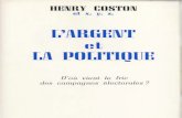 Henry Coston - L'Argent Et La Politique