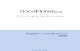 Rapport d'activité 2009 Fondation GoodPlanet