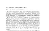 Esprit 2 - 19321101 -  Hérisson, Charles - L'Union monétaire