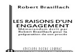 brasillach Mémorandum écrit par Robert Brasillach pour la préparation de son procès ok3