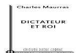 Dictateur Et Roi _MAURRAS Charles