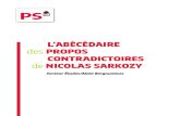 L'abécédaire des propos contradictoires de Nicolas Sarkozy