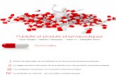 Publicité et produits pharmaceutiques - oral