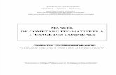 Manuel de comptabilité-matières à l'usage des communes (PNUD - 2001)