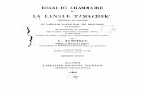 Hanoteau - Essai de Grammaire de La Langue Tamachek 1860