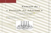 Extrait - [Bulûgh Al-Marâm]
