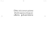 Dictionnaire Thérapeutique des Plantes - René Bouchet
