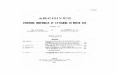 Archives d'histoire du Moyen Age (E. Gilson) - 1929-1930
