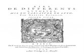 Airs - Bataille - Livre 2e - 1609