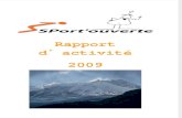 Sport'Ouverte Rapport Activite 2009