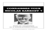 Connaissez-vous Nicolas Sarkozy ?