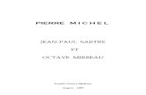 Pierre Michel, "Jean-Paul Sartre et Octave Mirbeau"