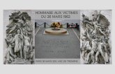 Commémoration du 26 mars sous l'Arc de Triomphe