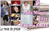 Miss maroc 2011 fatima faize 2015