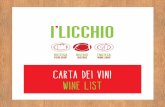 Carta vini i'Licchio 2015
