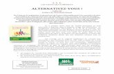 Alternativez-vous, Alternatiba, Éditions Les Liens qui Libèrent
