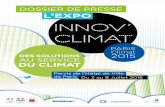 Dossier de presse Expo Innov'Climat - ADEME 2015