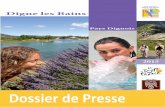 Dossier de presse de l'Office de Tourisme de Digne les Bains