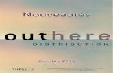 Outhere distribution france nouveautés octobre 2015