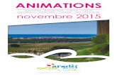 Programme animations novembre 2015 argeles 0