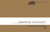 carte blanche 40, "Splitted Cabanon"